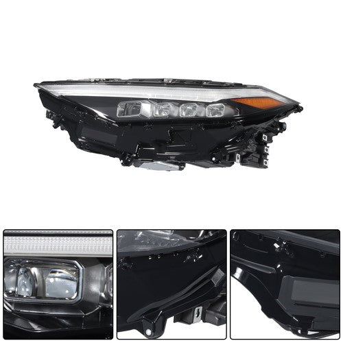 Solid Spare High-spec Headlight Assembly Left/Driver Side For Toyota bZ4X 2023 2024 2025 LED