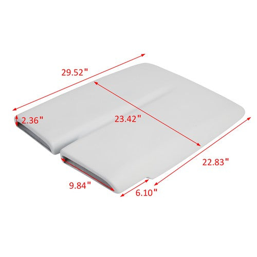 Solid Spare Fiberglass Hood Scoop For 1970-1976 71 72 73 74 75 Plymouth Duster Molding Bezel