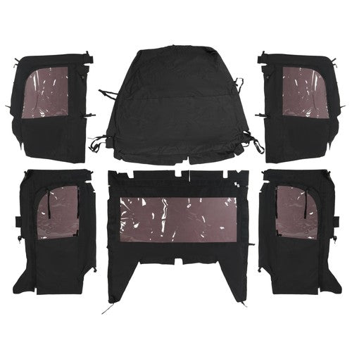 Solid Spare For Kubota RTV 2016-2023 X1140 Cab assembly Soft Door Rear Window Roof combo