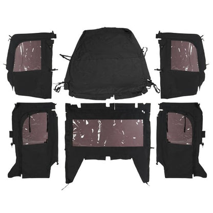 Solid Spare For Kubota RTV 2016-2023 X1140 Cab assembly Soft Door Rear Window Roof combo