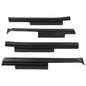 Solid Spare Fit For 07-18 Jeep Wrangler 4-Door Rocker Panel Guard Sill Plate Cover