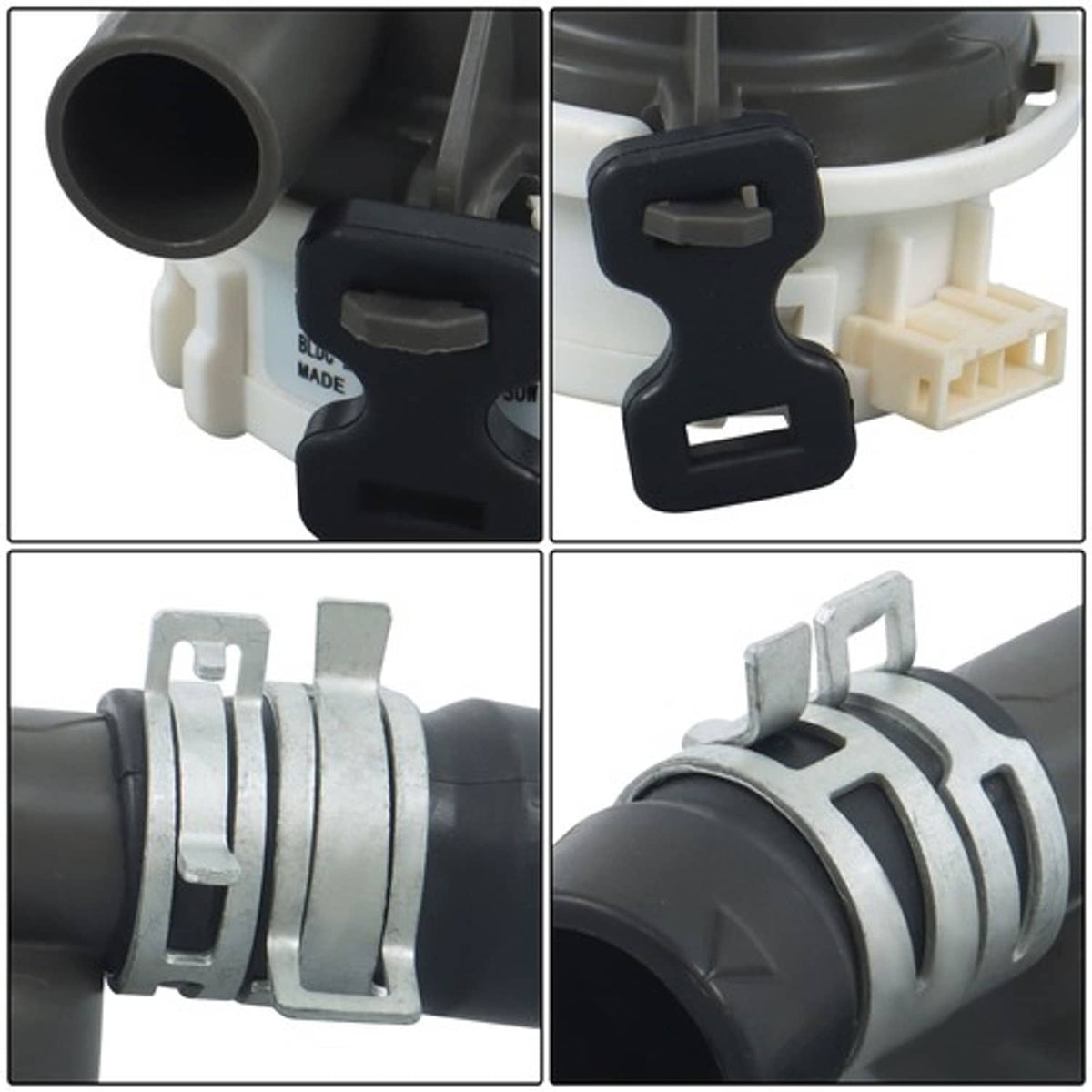 Solid Spare Dishwasher Drain Pump LDF7561ST For LG LDF7551BB ABQ73503004 ABQ73503002