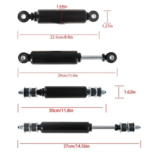 Solid Spare Fit For Club Car DS Precedent Gas/ Electric Front & Rear Shock Absorber Set New