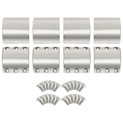 Solid Spare Upgrated 4PCS Steel Tube Clamps For 1.875" 1-7/8" Size Tube Roll Cage Mount