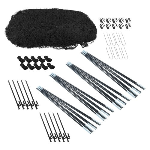 Solid Spare 30 x 13 x 9 FT Baseball Batting Cage Net Softball Hitting Cage Netting For Pitch