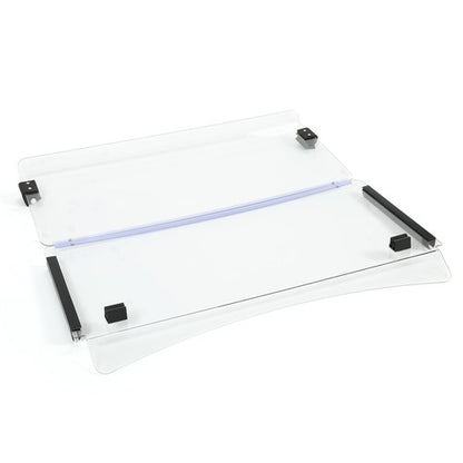 Solid Spare Front Folding Clear Windshield For EZGO Express S4/L4 Golf Cart w/ 3/4" frame