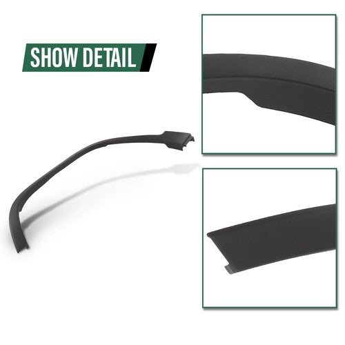 Solid Spare Front Fender Flare Wheel Arch Trim Fit For 2019-2023 Jeep Cherokee Left Side