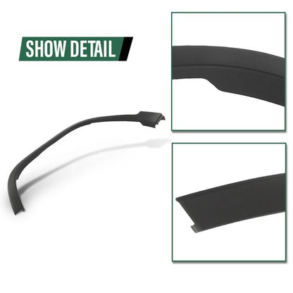 Solid Spare Front Fender Flare Wheel Arch Trim Fit For 2019-2023 Jeep Cherokee Left Side