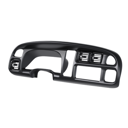 Solid Spare Dash Board Bezel Cover Instrument W/Vents For 1998-2002 Dodge Ram 1500 2500 3500