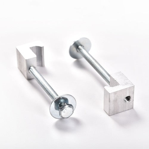Solid Spare 4pcs Aluminum Fit For Truck Tool Box J-Hook Mounting Clamps Tiedown Bolts Studs