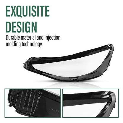 Solid Spare Fit For 20-23 Benz W223 S CLASS S400 S500 S580 Clear Headlight Replacement Lens