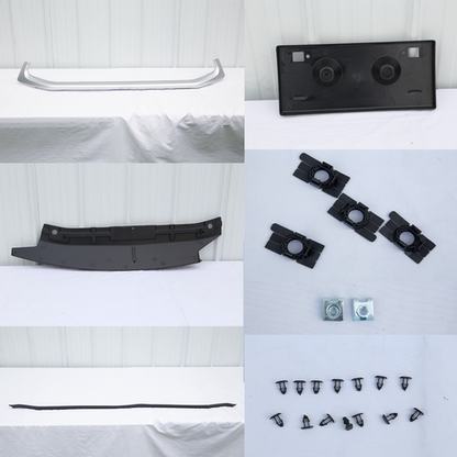 For 2016-2021 Lexus LX570 Luxury Grill Front Upper Grille Chrome Black NEW Style