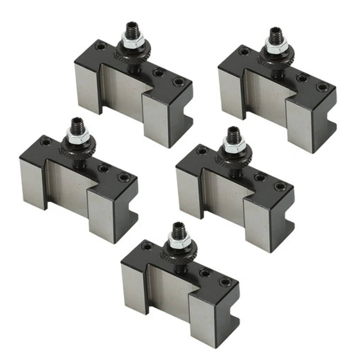 Solid Spare New 5PCS #1 Quick Change Turning & Facing Lathe Tool Post Holder OXA 250-001
