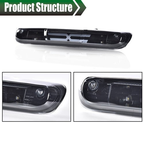 Solid Spare Fit For 07-14 Chevy Silverado/GMC Sierra LED Third Brake Light Cargo Lamp