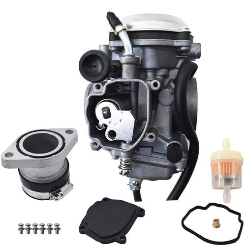 Solid Spare Carburetor For Yamaha Big Bear 250 & Intake Manifold Carburetor Boot New