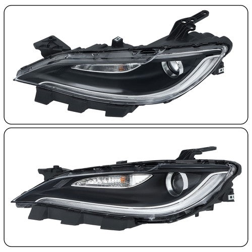 Solid Spare Left Side Headlamp For Chrysler 200 2015 2016 2017 Front Headlight W/LED DRL LH