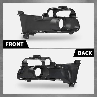 Solid Spare Fit For 2015-2017 Ford Mustang Fog Light Bezel Cover Trim Set Left & Right
