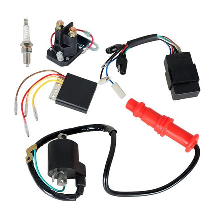Solid Spare For Polaris Sportsman 500 4x4 HO Ignition Coil CDI Relay Regulator Spark Plug US