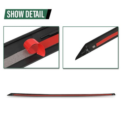 Solid Spare Fit For 11-15 Kia Optima Upper Door Panel Trim Chrome Molding Rear Left Side