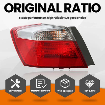 Halogen Outer Tail Light Left Side For 2013-2015 Honda Accord Sedan EX LX Sport
