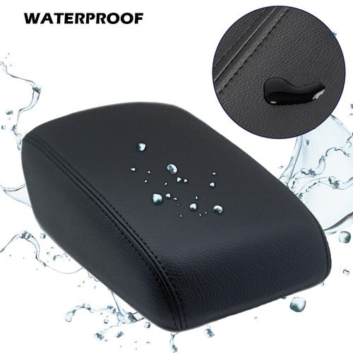 Solid Spare Leather Armrest Center Console Lid Cover Skin Fit For 2008-2010 Dodge Charger US