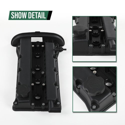 Solid Spare Fit For 04-05 Chevrolet Aveo L4 1.6L Engine Valve Cover w/ Gasket 96473698