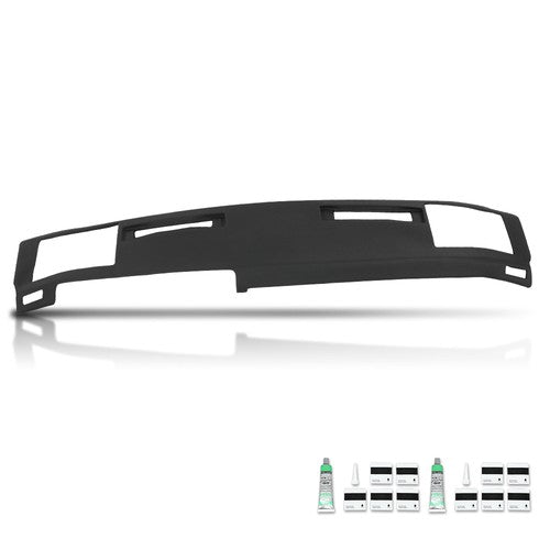 Solid Spare Dash Board Cover Cap Overlay Black Fit For 1986-1993 Chevy S10 GMC S15
