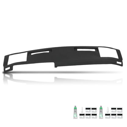 Solid Spare Dash Board Cover Cap Overlay Black Fit For 1986-1993 Chevy S10 GMC S15