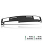 Solid Spare Dash Board Cover Cap Overlay Black Fit For 1986-1993 Chevy S10 GMC S15