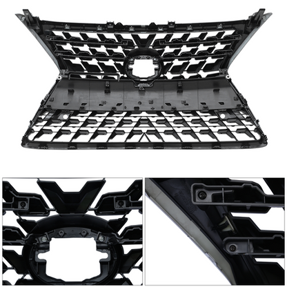 For 2014 2015 2016 2017-2022 LEXUS GX460 Front Gloss Black Grille Luxury Grill