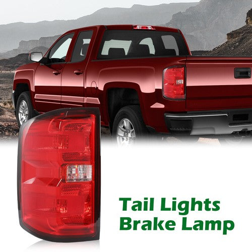 Solid Spare Rear Tail Light Brake Lamp Left Driver Side Fit For 2014-2019 Chevy Silverado