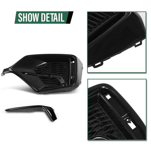 Solid Spare Bumper Trim Fit For 2020-2021 Honda Civic Rear Passenger Side 71513TGGA50ZF