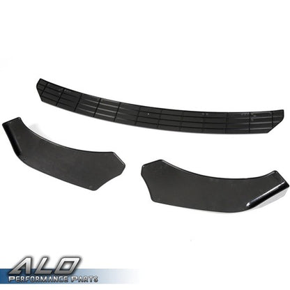 Solid Spare Universal Front Bumper Lip Chin Spoiler Splitter Fit For Honda BMW Audi