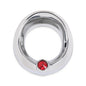 Solid Spare New Fit For Gauge Cover for Older Freightliner Century Red Jewel Visor 2 3/8 New