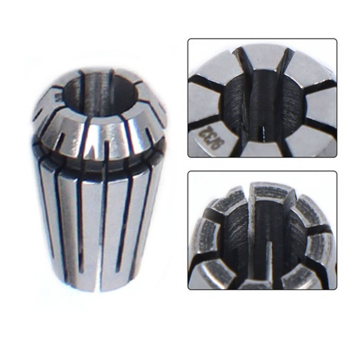 Solid Spare ER16 Spring collet set 19pcs Sizes16th, 32nds & 64th for CNC Milling Lathe Tool
