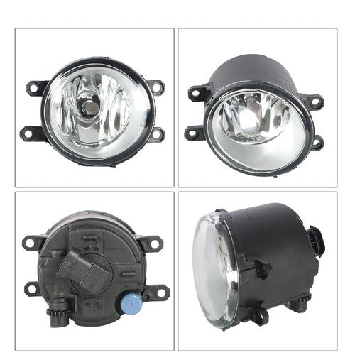 Solid Spare Driver+Passenger Side Fog Lights For 2007-2011 Toyota Yaris Halogen Headlights