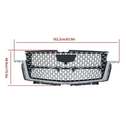 Solid Spare 84699839 Fit For Cadillac Escalade 2021 2022 2023 Front Bumper Grille Chome