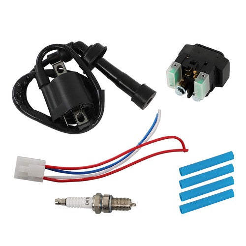 Solid Spare For YAMAHA Raptor 660R YFM660R 2001-2005 Ignition Coil Starter Relay Solenoid US