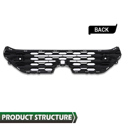 Solid Spare Fit For 2019-2022 Toyota RAV4 Front Center Bumper Grille Grill w/ Radar Holes
