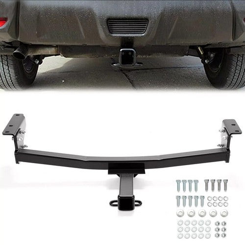 Solid Spare Class 3 Trailer Hitch Tow 2-Inch Receiver Powder Coated For Nissan Rogue 08-2020