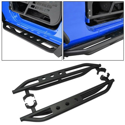 Solid Spare Pair Nerf Bars Side Steps Armor Running Boards For 07-18 Jeep Wrangler JK 2-Door