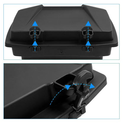 Solid Spare Cargo Storage Box Bed Trunk For Can-Am Defender Max HD5 HD8 HD10 16-25 Commander