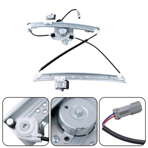 Solid Spare 748-619 For Chrysler 300 06-10 Dodge Charger 06-09 Window Regulator FL W/ Motor
