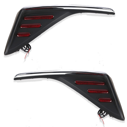 For 2016-2021 Toyota CHR C-HR Pair Rear Bumper Reflector Brake Light Lamp Pair