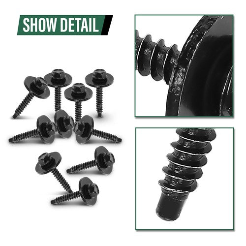 Solid Spare 10pcs Fender Liner Torx Screw Bolts Fit For 2008-2021 Buick Cadillac Chevy GMC