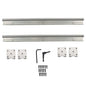 Solid Spare 2Pcs SBR12-400mm Linear RAIL Slide Shaft Rod Guide + 4Pcs SBR12UU Sliders