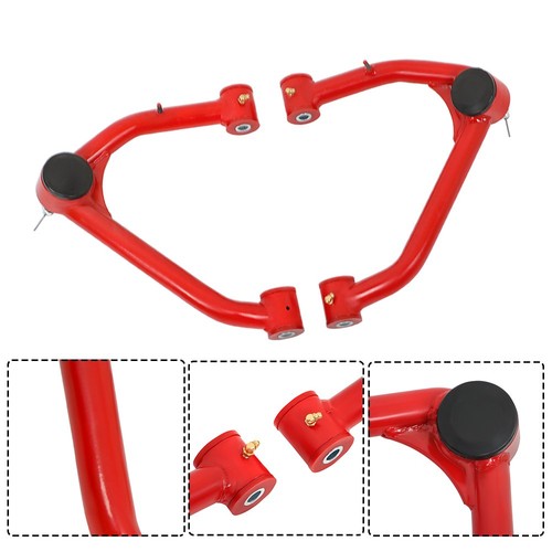 Solid Spare Red 2-4' Lift Upper Control Arms Fit For Chevrolet GMC 1500 2007-2018 Tubular