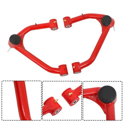 Solid Spare Red 2-4' Lift Upper Control Arms Fit For Chevrolet GMC 1500 2007-2018 Tubular