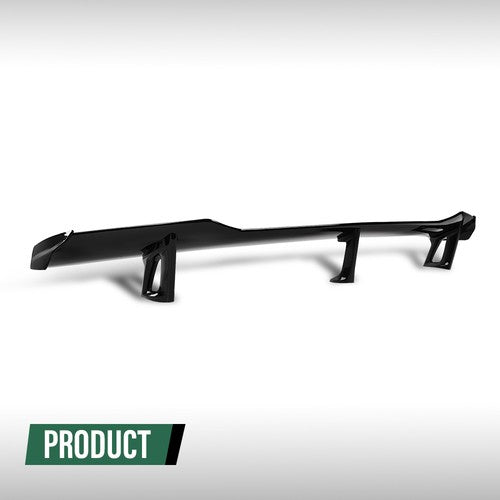 Solid Spare Trunk Spoiler Wing Gloss Black For 2016-2024 Chevy Camaro ZL1 1LE Style LT RS SS