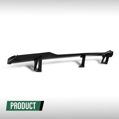 Solid Spare Trunk Spoiler Wing Gloss Black For 2016-2024 Chevy Camaro ZL1 1LE Style LT RS SS